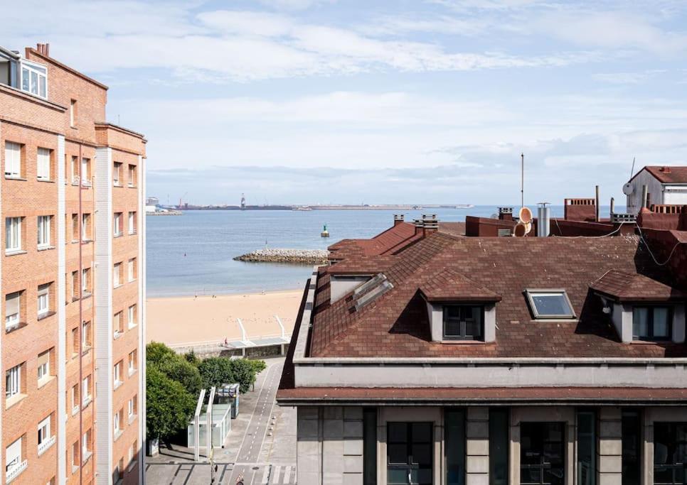 Myhousespain - Moderno Piso Frente Al Mar Gijón Buitenkant foto